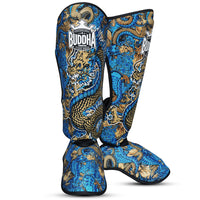Blue Dragon Muay Thai Kick Boxing Shin Guards