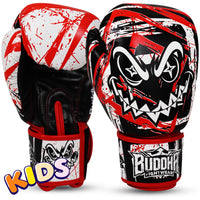 Guantes Infantiles Buddha Creepy Negro Rojo Blanco