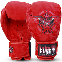 Guantes de Boxeo Muay Thai Kick Boxing Army Rojos
