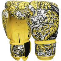 Fantasy Dragon Blue Muay Thai Kick Boxing Boxing Gloves
