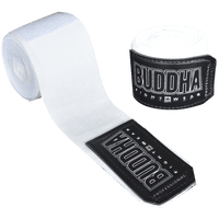 White Cotton Semi Elastic Boxing Wraps