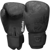 Muay Thai Kick Boxing Boxing Gloves Top Premium Matte Black