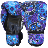 Fantasy Dragon Blue Muay Thai Kick Boxing Boxing Gloves