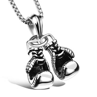 Premium Silver Stainless Steel Boxing Gloves