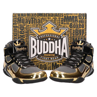 Buddha One Boxing Shoes Dark Grey-Gold
