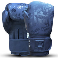 Muay Thai Kick Boxing Top Premium Boxing Gloves Matte Navy Blue