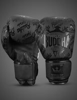 Guantes de Boxeo Muay Thai Kick Boxing Top Premium Negro Mate