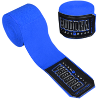 Blue Cotton Semi Elastic Boxing Handwraps