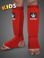 Espinilleras Tubular Infantil Roja