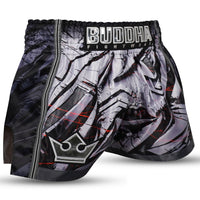 Pantalón Muay Thai Buddha Urban Gris para Entrenamiento y Competicion