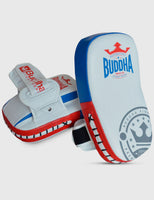 Paos S Piel Curvados Buddha Thailand Blanco/rojo/azul Piel (Par)