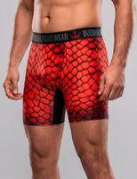 Pantalón Corto de Lycra Snake Red