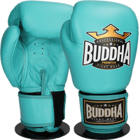 Guantes Thailand Piel Verde Azulados